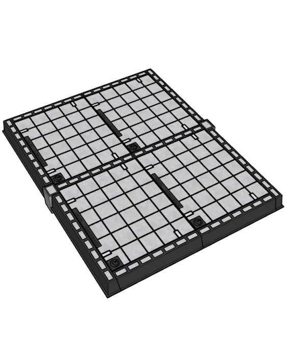 Infill Multipart Class D Access Covers