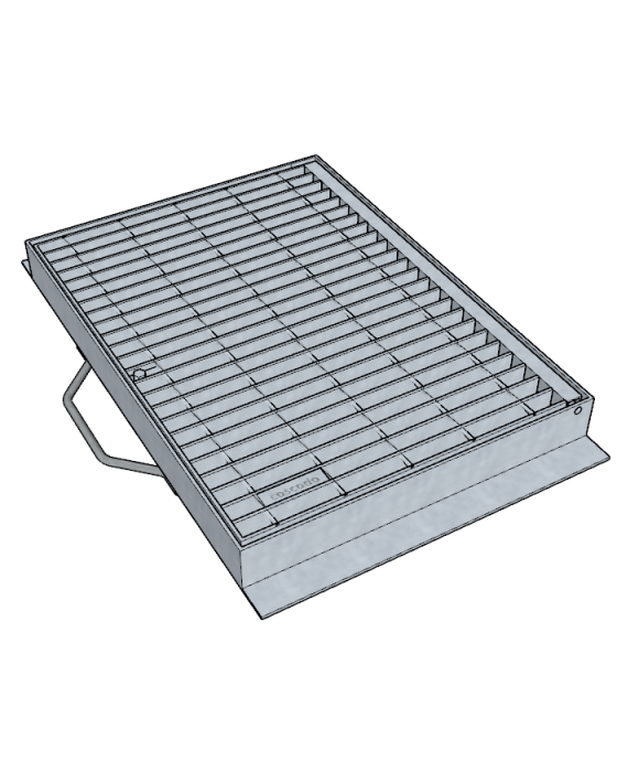 Galvanised Mild Steel Grates Roadway